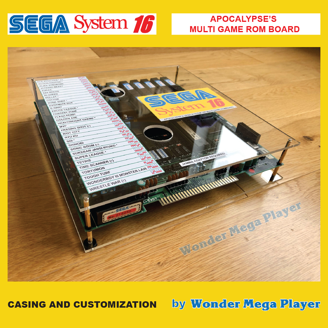 Sega System 16 Multi Game PCB - Overview, Casing Sega System 16 Multi Game PCB - Overview, Casing