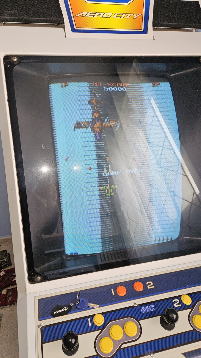 SOLD - Fighting hawk original TAITO jamma with graphics