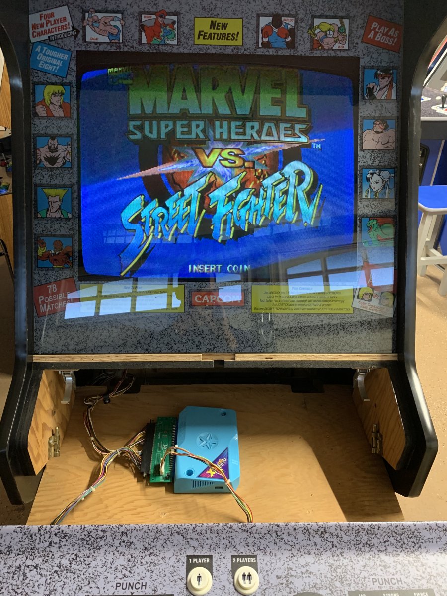 SOLD - 3-Koam Zback nicely restored Street Fighter 2