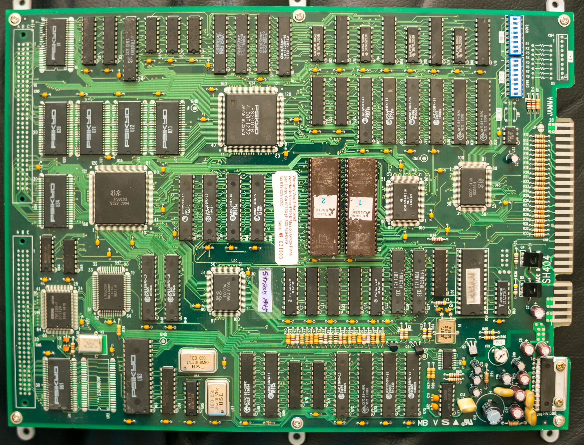 Strikers 1945 PCB: Repair and Restoration | Arcade-Projects