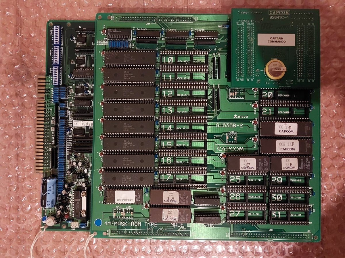 FS - CPS1 PCBs Captain Commando, Magic Sword and SFII and FS - CPS1 PCBs Captain Commando, Magic Sword and SFII and