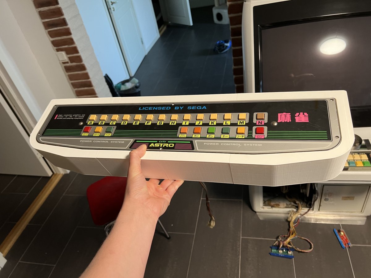 Astro City Mahjong Panel holder | Arcade-Projects Forums