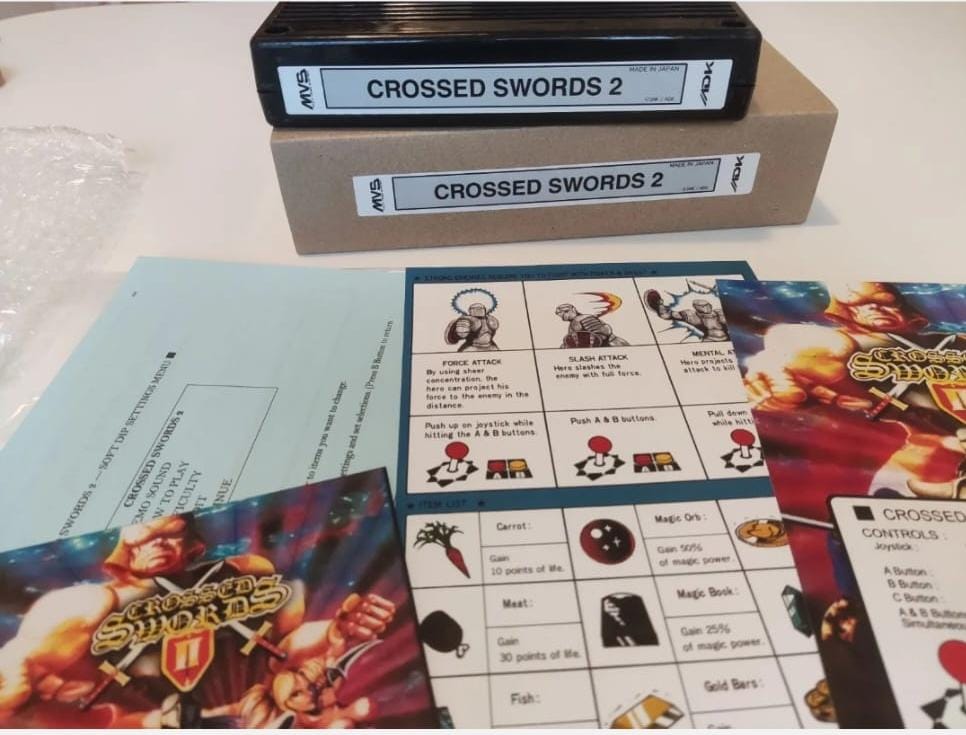 MVS Customed Crossed Swords 2/Ironclad/twinkle star sprites Arcade Game  NEOGEO Test OK - AliExpress