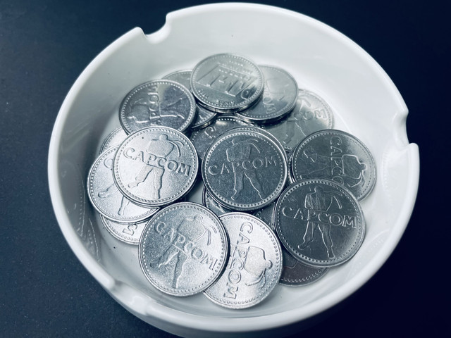 FS - Capcom tokens with Ryu Street Fighter Silhouette