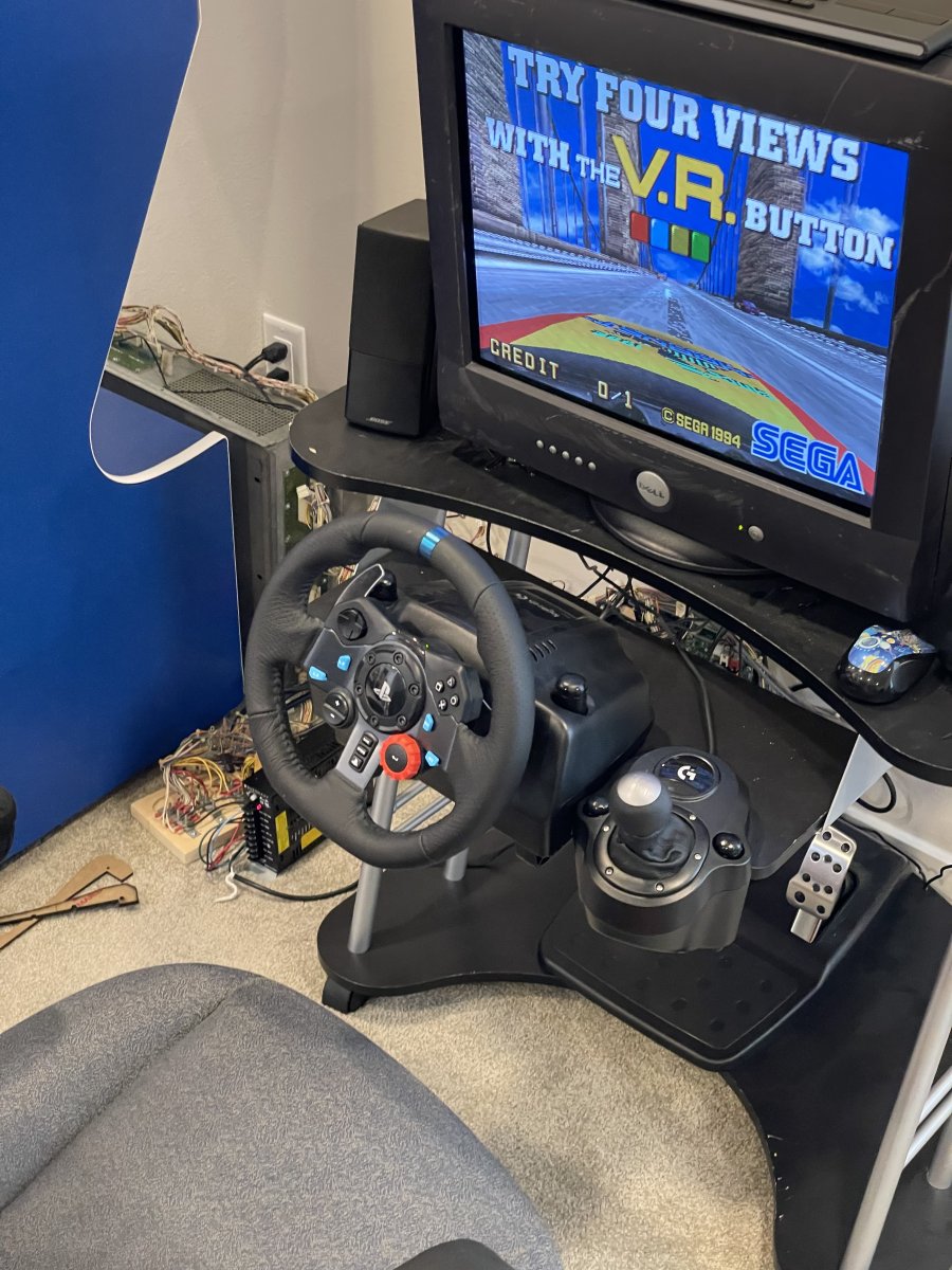 Daytona USA Model 2 USB I/O Board for PS4 and G29 Daytona USA Model 2 USB I/O Board for PS4 and G29