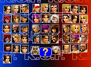 kof98Ultimate secret select screen.png