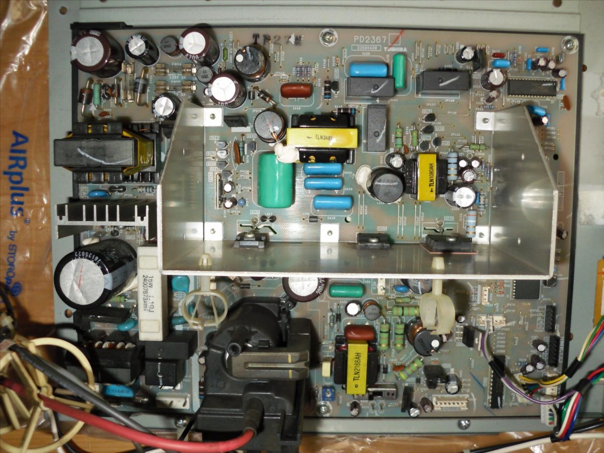 How to measure B+ on a Toshiba PD2367 chassis | Arcade