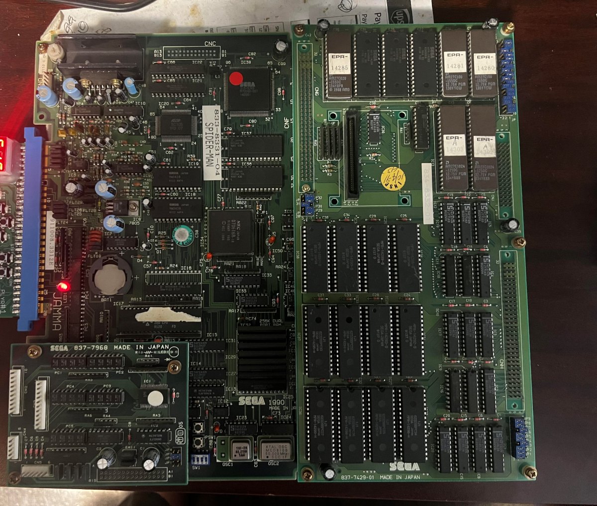 SOLD - Sega 32 Spider-Man pcb | Arcade-Projects Forums SOLD - Sega 32 Spider-Man pcb | Arcade-Projects Forums