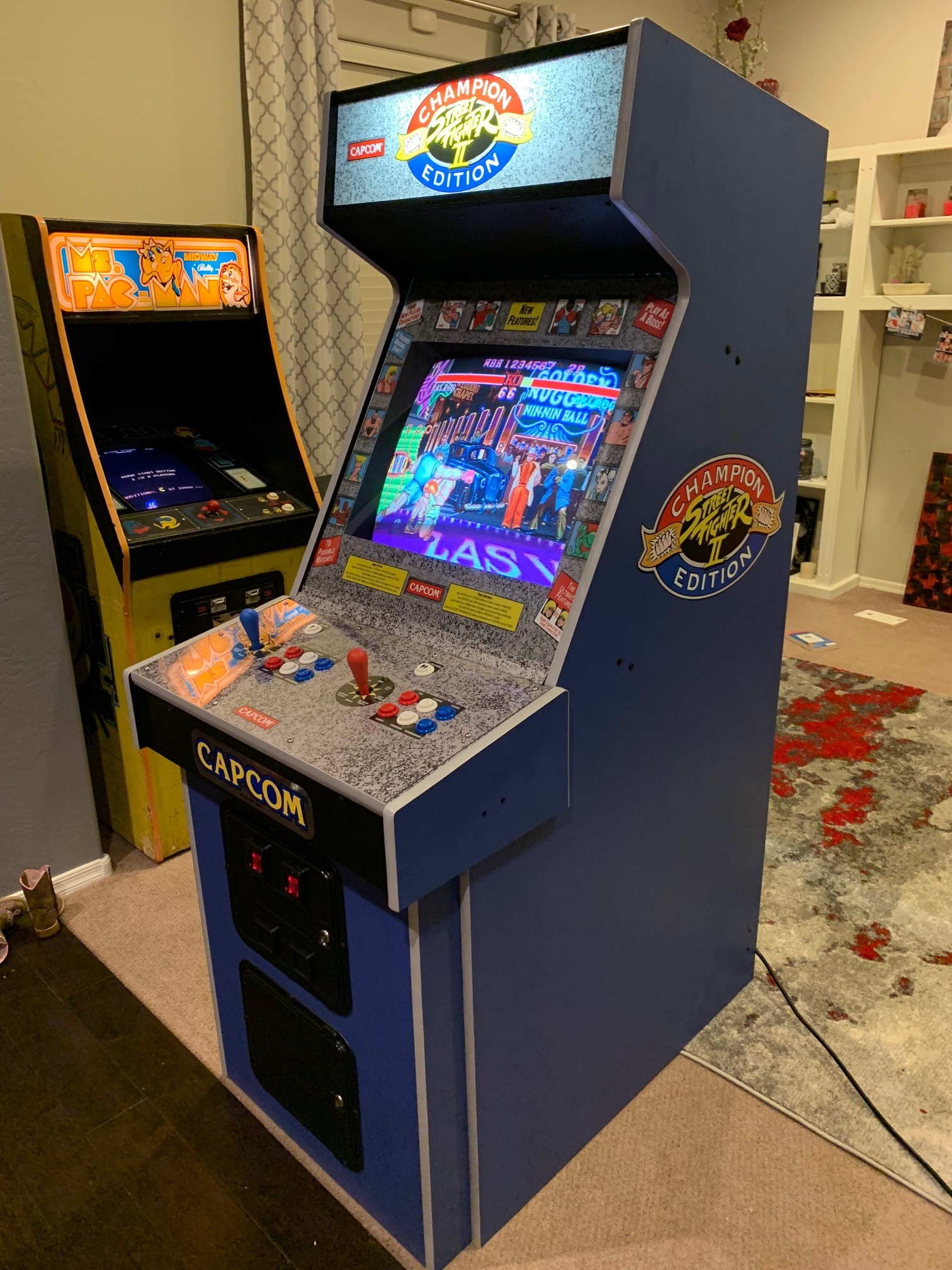 Parted Out Midway Cab Turned Into Street Fighter 2 Champion